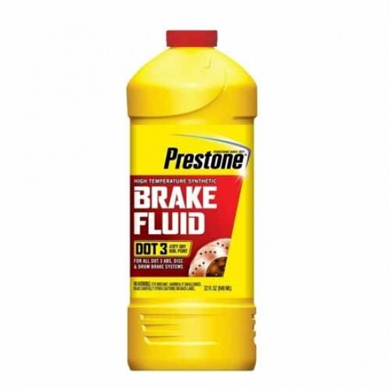 LIQUIDO FRENO PRESTONE DOT 3 PINTA 32 OZ. CUARTO QT LIQUIDO FRENO PRESTONE DOT 3 PINTA 32 OZ. CUARTO QT