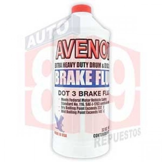 AVENOIL LIQUIDO FRENO PLASTICO EN CUARTO