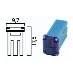 FUSIBLES PRINCIPAL 15A JMS TIPO J MICRON CON SLOT