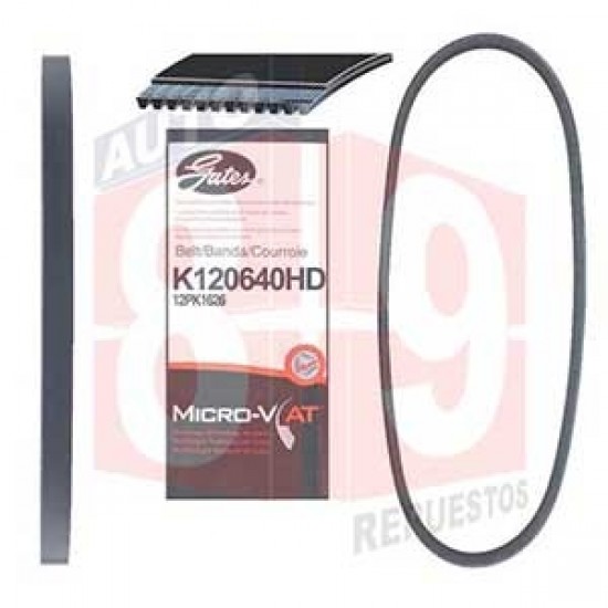 CORREA MICRO-V 12PK1626 CORREA MICRO-V 12PK1626