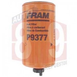 FILTRO DIESEL MACK SERIE 3 SECUNDARIO 483GB477M P9377FP LFF-3477 BF1286 ID30MMX1.5MM OD4.28 H9.078