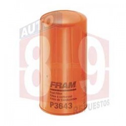 FILTRO DIESEL PRIMARIO CATERPILLAR P3643 LFF-3416 P553080 BF799 BF7639D ID1 3/8-16 OD5.438 H12.125