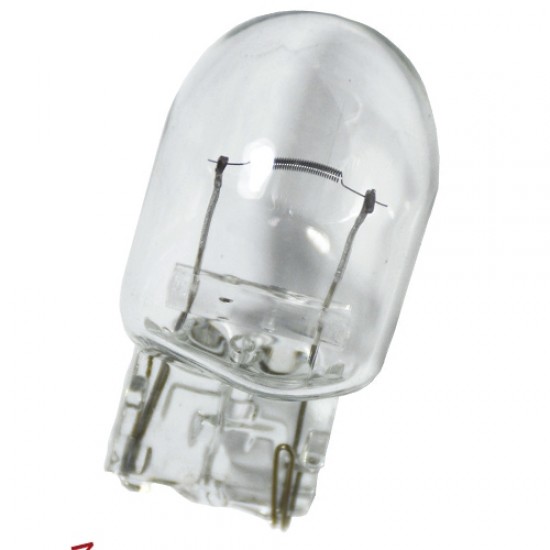 BOMBILLO 1 CONTACTO 12V 21W LENTE TRANSPARENTE PINES ANGULAR