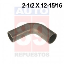 MANGUERA IHC DETROIT SERIES 60 DD15 DD13 CUMMINS ISX ABAJO CODO 90 GRADO 2-1/2 X 12-15/16